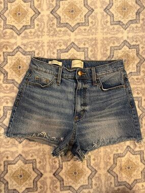 Women's Distressed Denim Shorts - Size 4